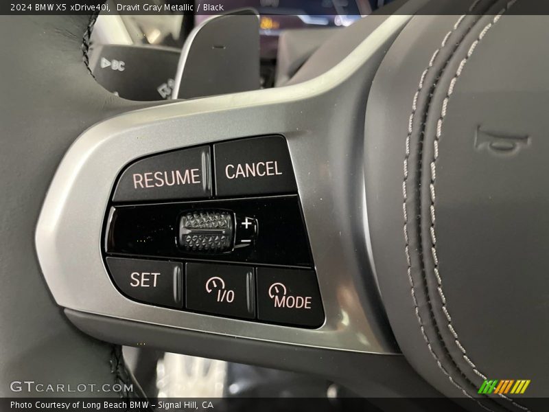 Dravit Gray Metallic / Black 2024 BMW X5 xDrive40i