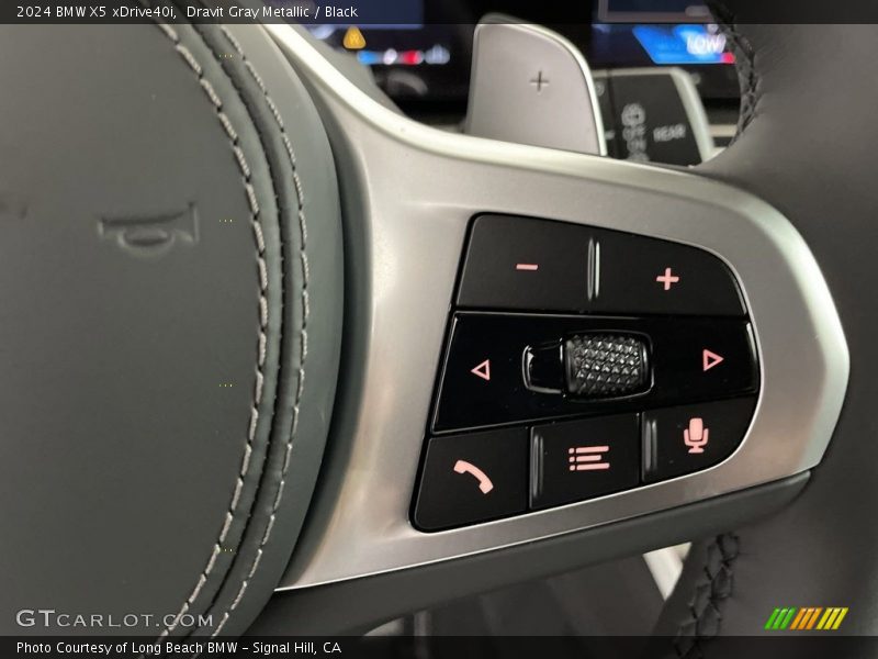 Dravit Gray Metallic / Black 2024 BMW X5 xDrive40i