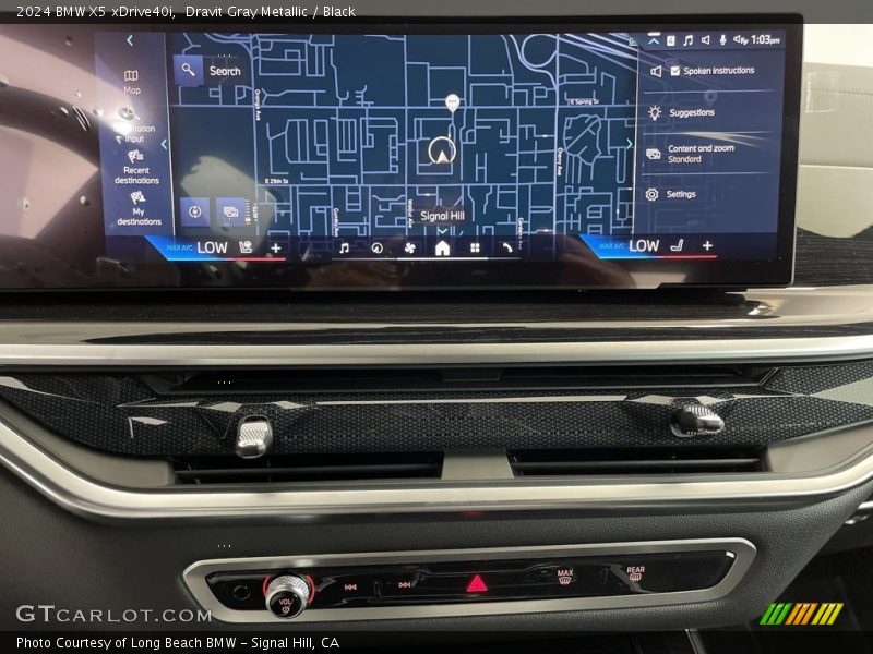 Dravit Gray Metallic / Black 2024 BMW X5 xDrive40i