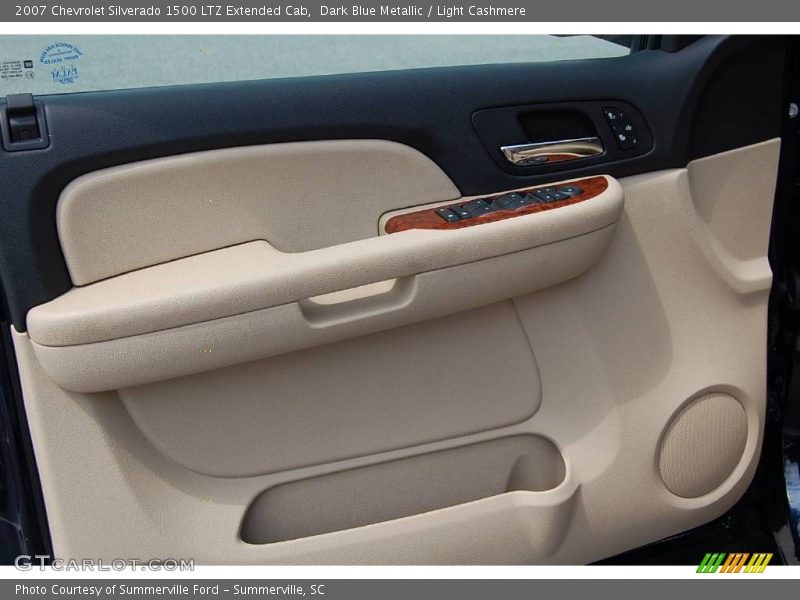 Dark Blue Metallic / Light Cashmere 2007 Chevrolet Silverado 1500 LTZ Extended Cab