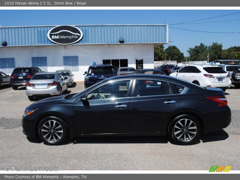 Storm Blue / Beige 2016 Nissan Altima 2.5 SL