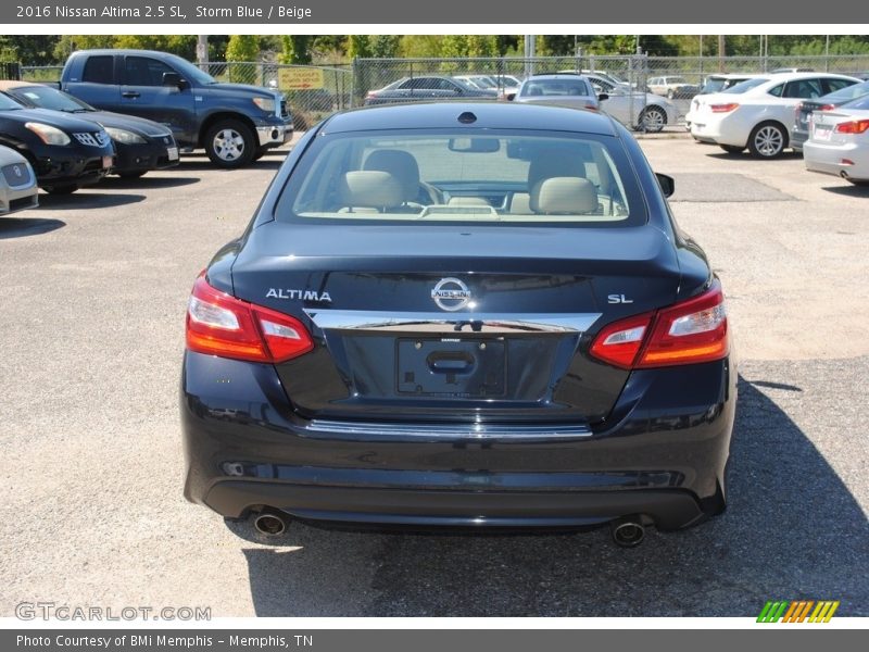 Storm Blue / Beige 2016 Nissan Altima 2.5 SL