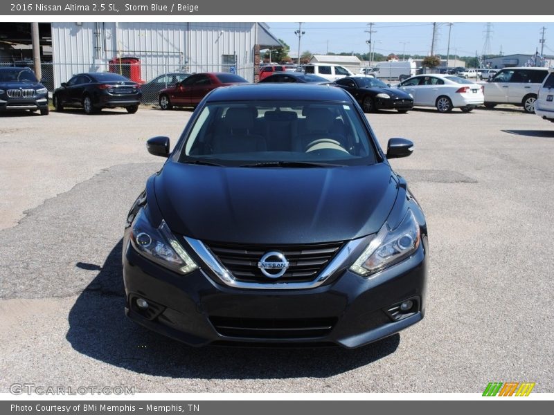 Storm Blue / Beige 2016 Nissan Altima 2.5 SL