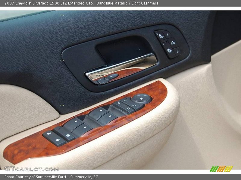 Dark Blue Metallic / Light Cashmere 2007 Chevrolet Silverado 1500 LTZ Extended Cab