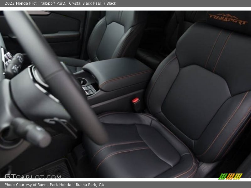Front Seat of 2023 Pilot TrailSport AWD
