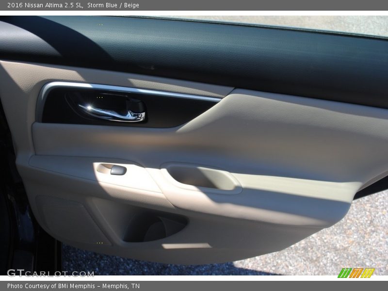 Storm Blue / Beige 2016 Nissan Altima 2.5 SL