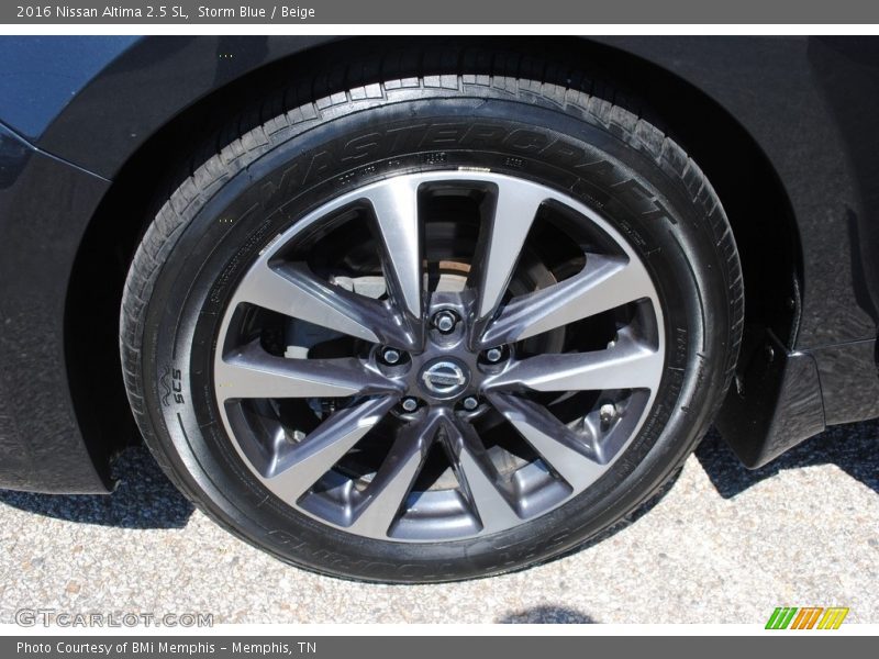 Storm Blue / Beige 2016 Nissan Altima 2.5 SL