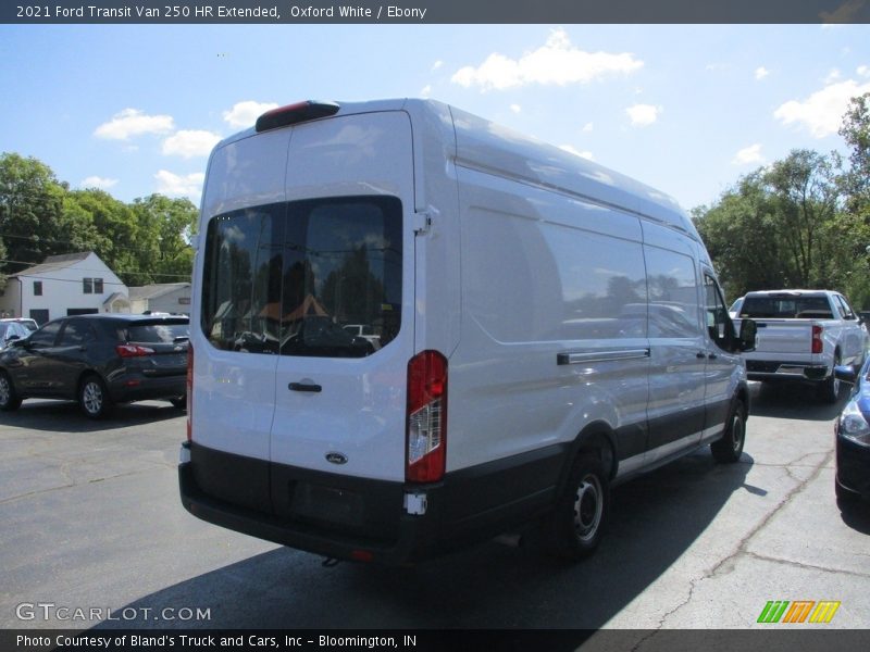 Oxford White / Ebony 2021 Ford Transit Van 250 HR Extended