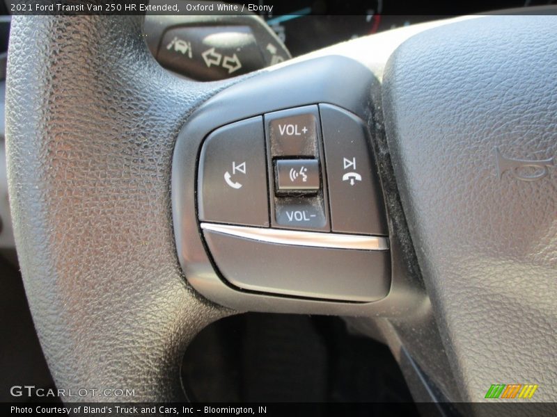 Oxford White / Ebony 2021 Ford Transit Van 250 HR Extended