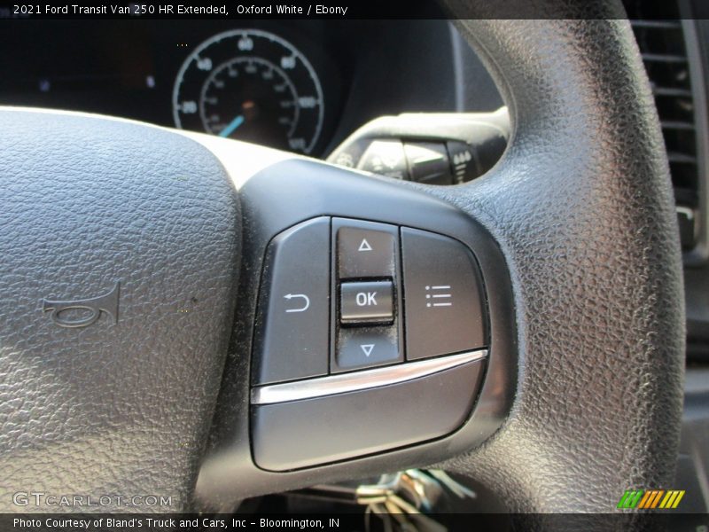 Oxford White / Ebony 2021 Ford Transit Van 250 HR Extended