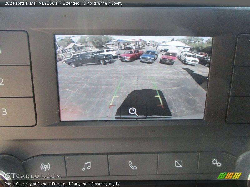 Oxford White / Ebony 2021 Ford Transit Van 250 HR Extended