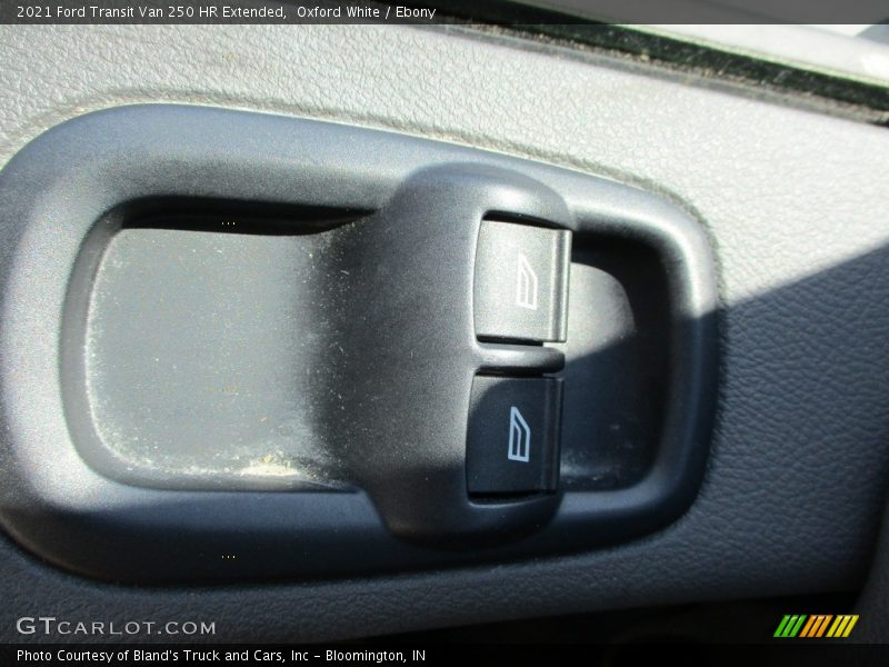 Oxford White / Ebony 2021 Ford Transit Van 250 HR Extended