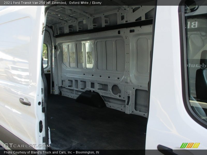 Oxford White / Ebony 2021 Ford Transit Van 250 HR Extended