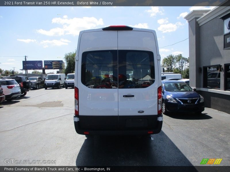 Oxford White / Ebony 2021 Ford Transit Van 250 HR Extended