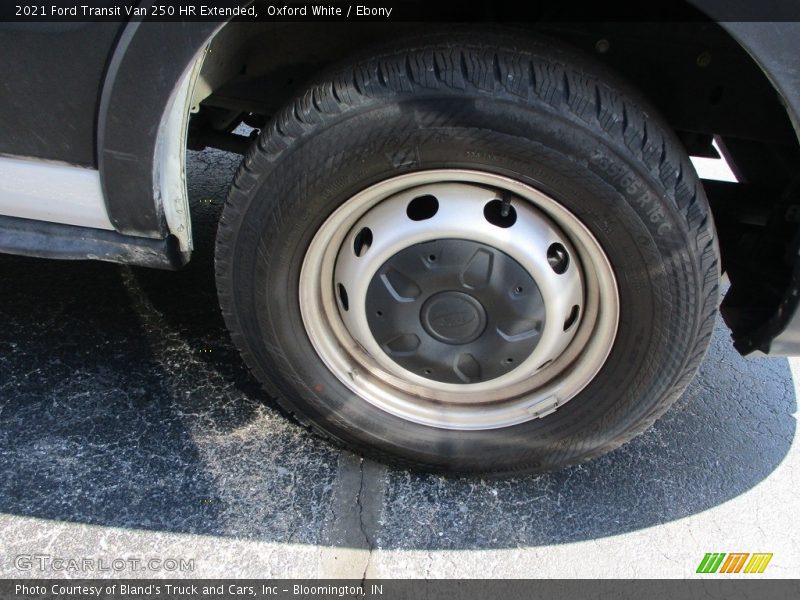 Oxford White / Ebony 2021 Ford Transit Van 250 HR Extended