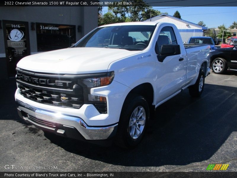 Summit White / Jet Black 2022 Chevrolet Silverado 1500 WT Regular Cab