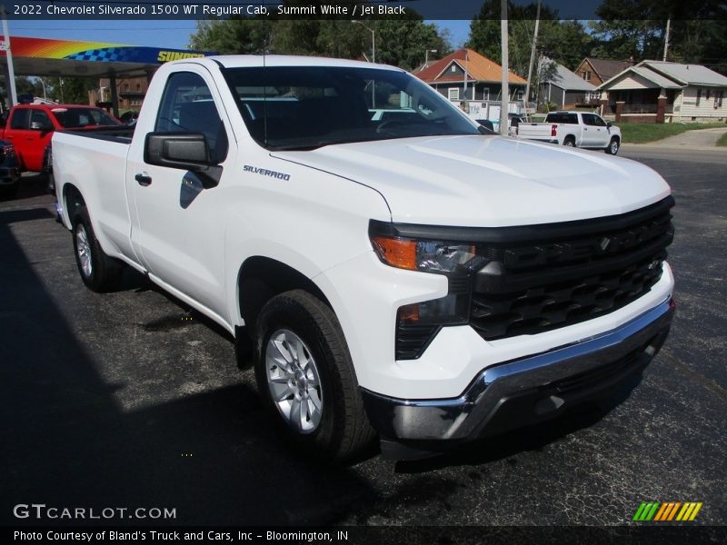 Summit White / Jet Black 2022 Chevrolet Silverado 1500 WT Regular Cab