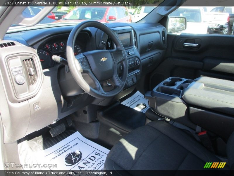 Summit White / Jet Black 2022 Chevrolet Silverado 1500 WT Regular Cab