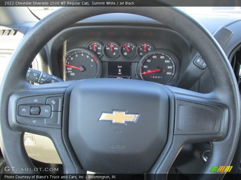 Summit White / Jet Black 2022 Chevrolet Silverado 1500 WT Regular Cab