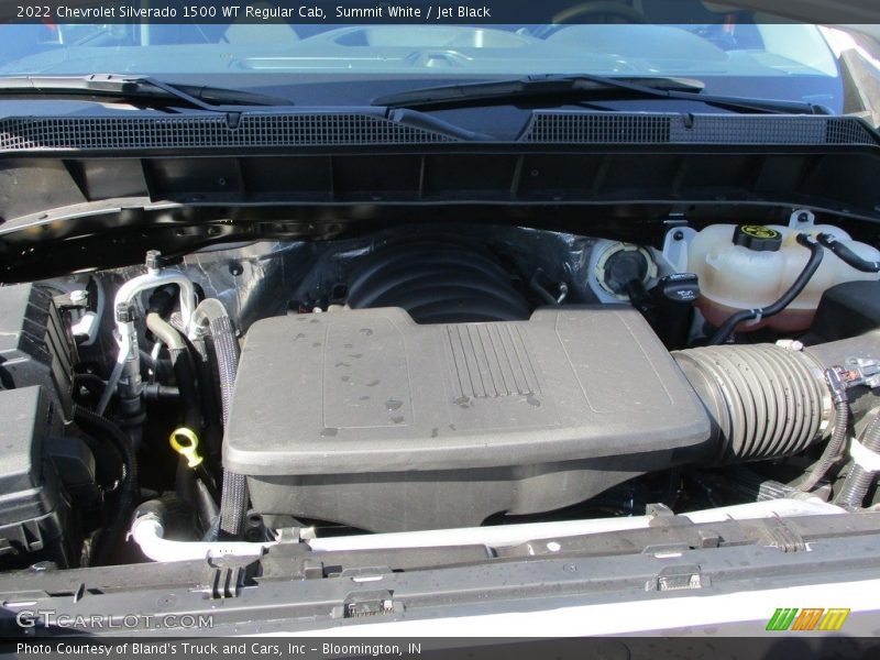 Summit White / Jet Black 2022 Chevrolet Silverado 1500 WT Regular Cab