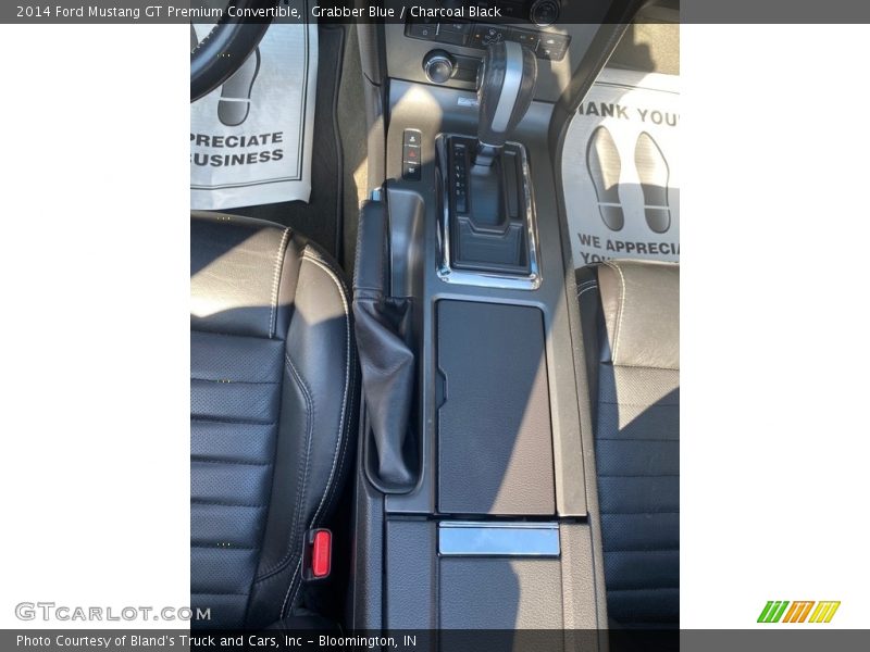 Grabber Blue / Charcoal Black 2014 Ford Mustang GT Premium Convertible
