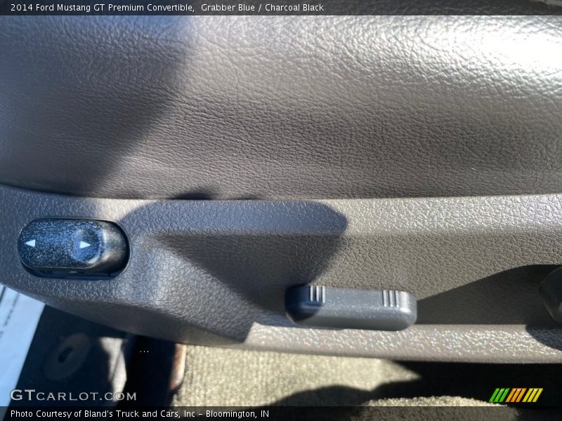 Grabber Blue / Charcoal Black 2014 Ford Mustang GT Premium Convertible