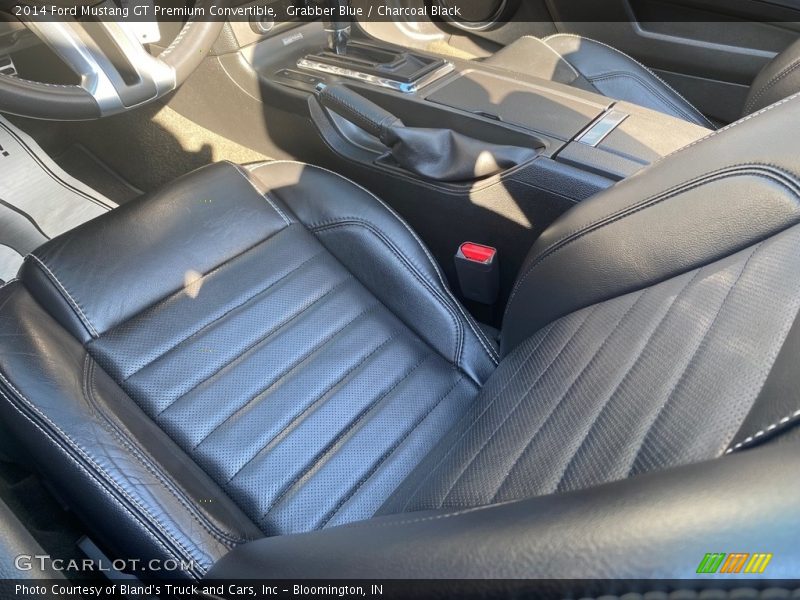 Grabber Blue / Charcoal Black 2014 Ford Mustang GT Premium Convertible