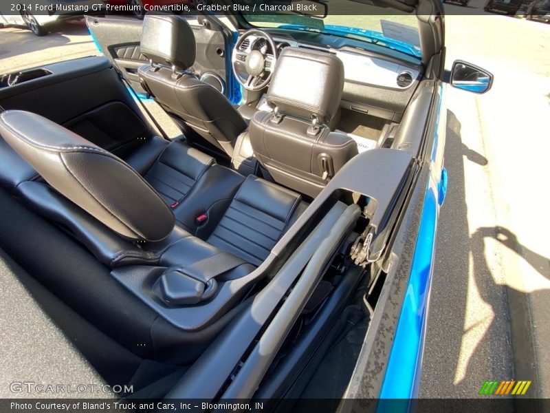 Grabber Blue / Charcoal Black 2014 Ford Mustang GT Premium Convertible