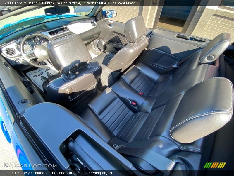 Grabber Blue / Charcoal Black 2014 Ford Mustang GT Premium Convertible