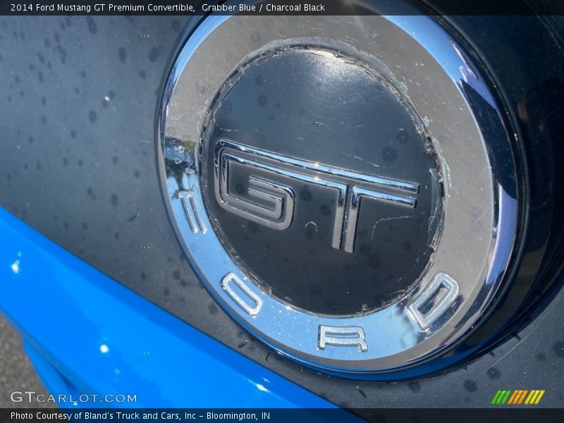 Grabber Blue / Charcoal Black 2014 Ford Mustang GT Premium Convertible