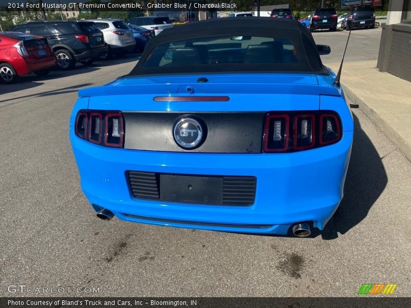 Grabber Blue / Charcoal Black 2014 Ford Mustang GT Premium Convertible