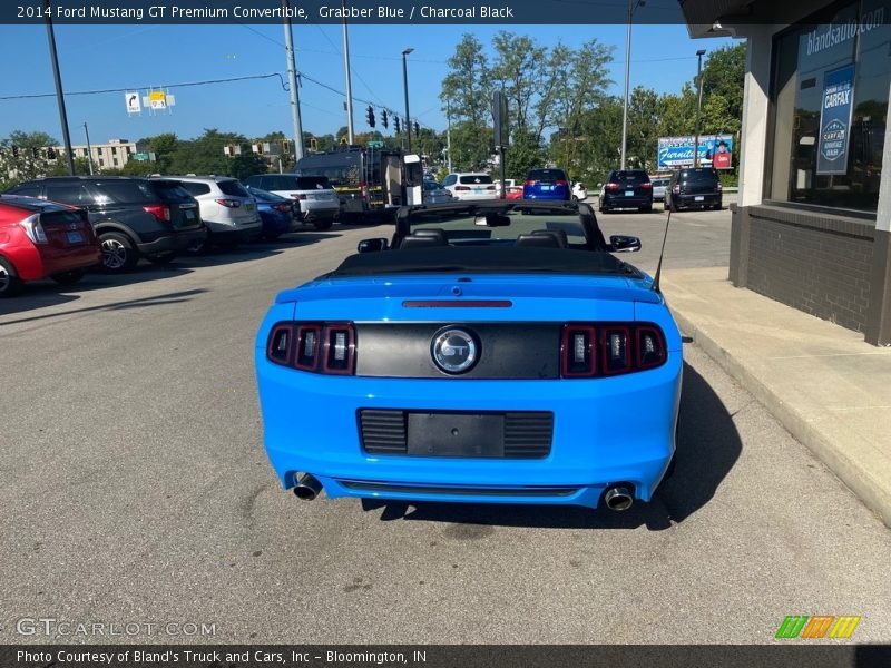 Grabber Blue / Charcoal Black 2014 Ford Mustang GT Premium Convertible