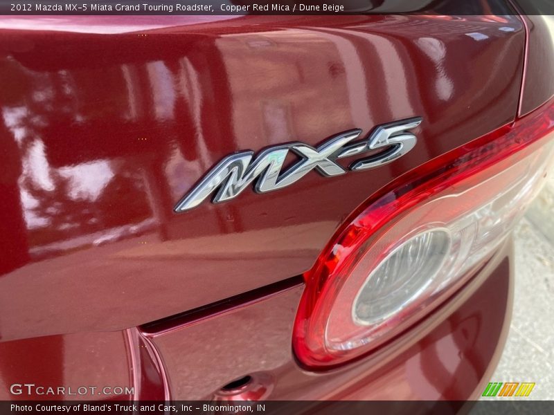 Copper Red Mica / Dune Beige 2012 Mazda MX-5 Miata Grand Touring Roadster