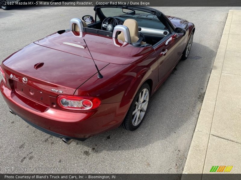 Copper Red Mica / Dune Beige 2012 Mazda MX-5 Miata Grand Touring Roadster