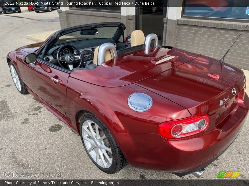 Copper Red Mica / Dune Beige 2012 Mazda MX-5 Miata Grand Touring Roadster