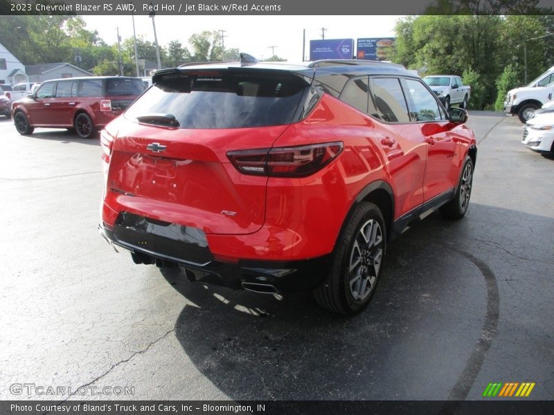Red Hot / Jet Black w/Red Accents 2023 Chevrolet Blazer RS AWD