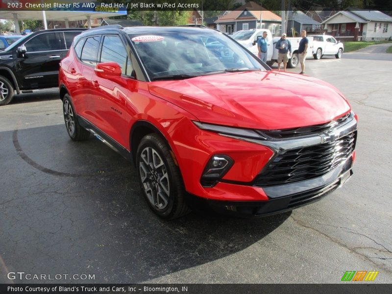 Red Hot / Jet Black w/Red Accents 2023 Chevrolet Blazer RS AWD
