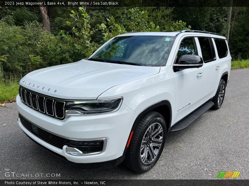 Bright White / Sea Salt/Black 2023 Jeep Wagoneer L Base 4x4
