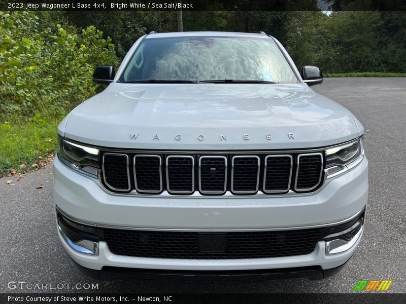 Bright White / Sea Salt/Black 2023 Jeep Wagoneer L Base 4x4