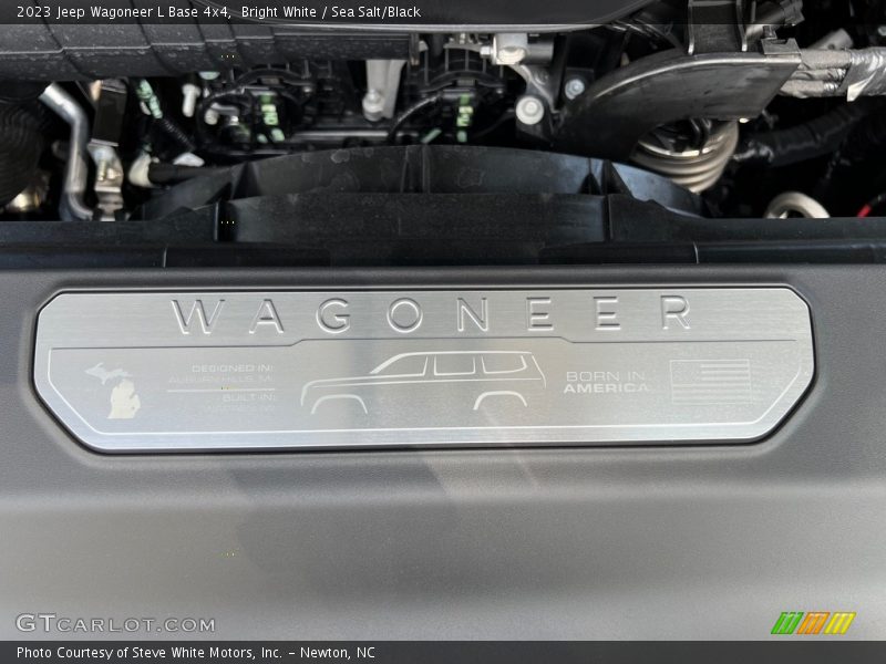 Bright White / Sea Salt/Black 2023 Jeep Wagoneer L Base 4x4