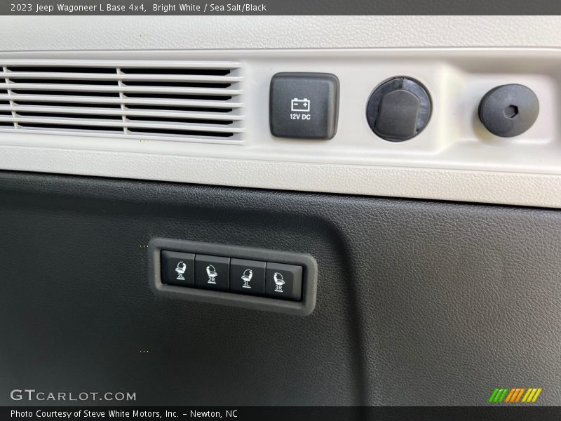Bright White / Sea Salt/Black 2023 Jeep Wagoneer L Base 4x4