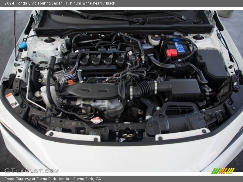  2024 Civic Touring Sedan Engine - 1.5 Liter Turbocharged  DOHC 16-Valve i-VTEC 4 Cylinder