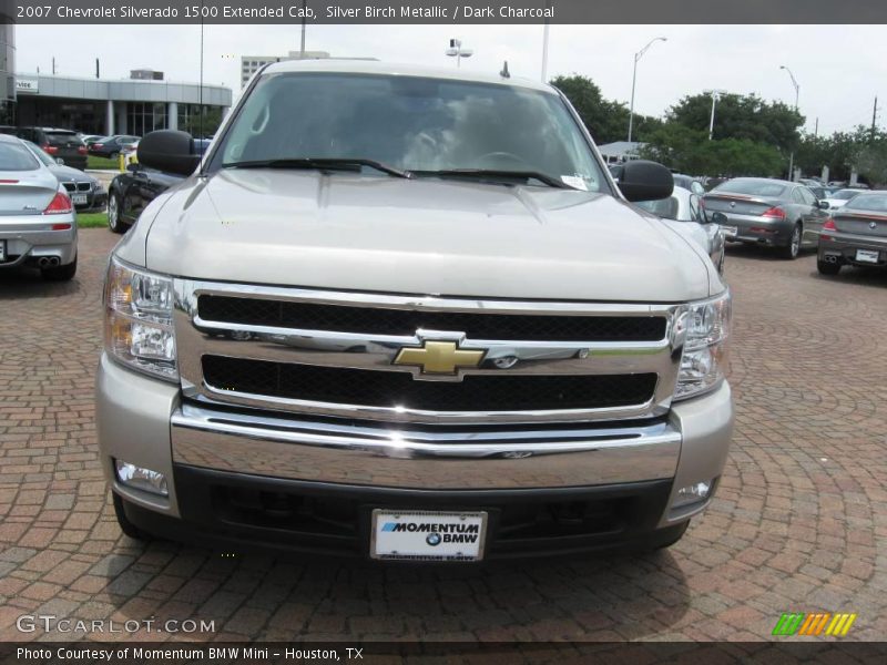 Silver Birch Metallic / Dark Charcoal 2007 Chevrolet Silverado 1500 Extended Cab