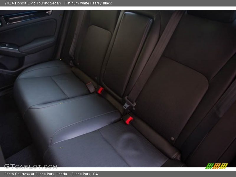 Platinum White Pearl / Black 2024 Honda Civic Touring Sedan