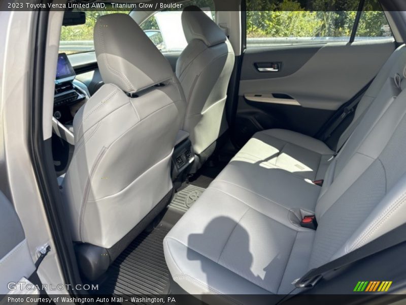 Rear Seat of 2023 Venza Limited AWD