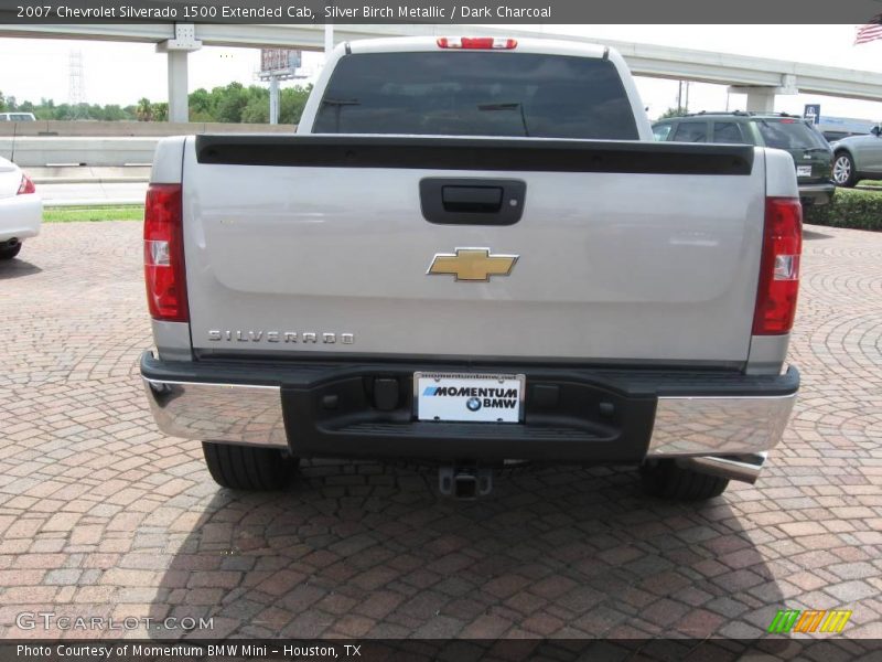 Silver Birch Metallic / Dark Charcoal 2007 Chevrolet Silverado 1500 Extended Cab