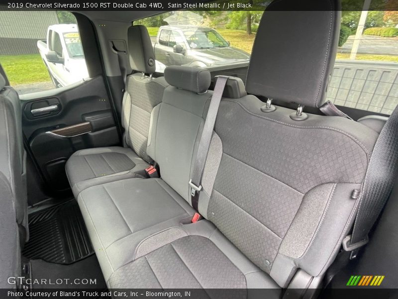 Satin Steel Metallic / Jet Black 2019 Chevrolet Silverado 1500 RST Double Cab 4WD