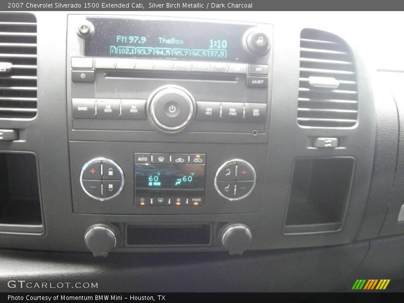 Silver Birch Metallic / Dark Charcoal 2007 Chevrolet Silverado 1500 Extended Cab