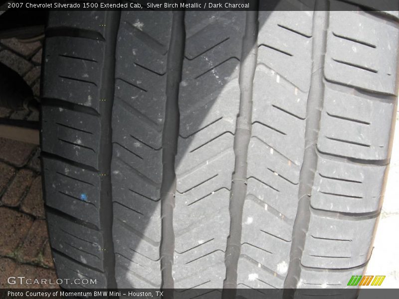 Silver Birch Metallic / Dark Charcoal 2007 Chevrolet Silverado 1500 Extended Cab