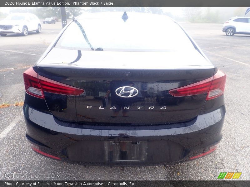 Phantom Black / Beige 2020 Hyundai Elantra Value Edition